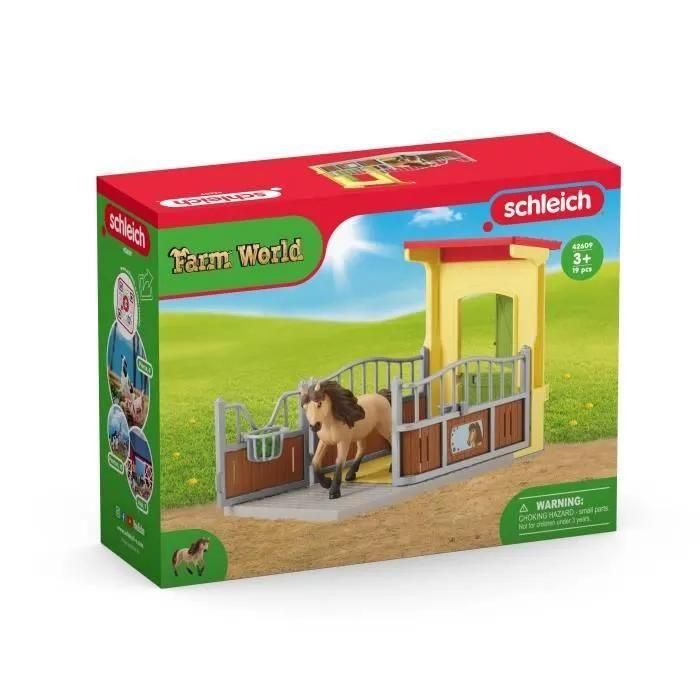 Farm World Box Avec Poney Islandais - 7
