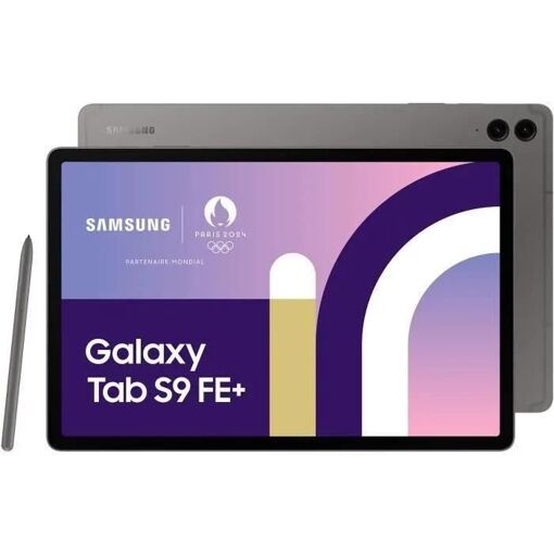 Tablette Samsung Galaxy Tab S9 FE+ 5G 12.4' 128 Go Gris anthracite