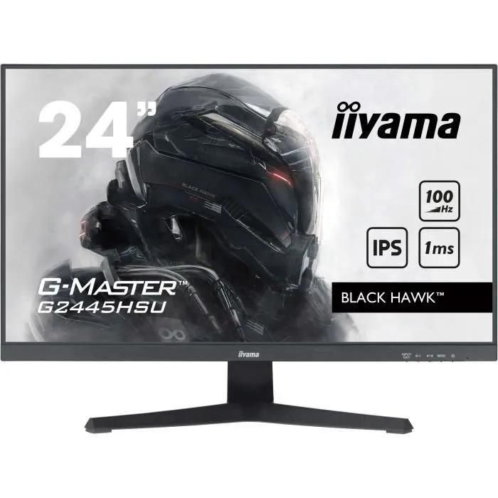 iiyama G-MASTER Black Hawk G2445HSU-B2 - cran LED - 24' (23.8' visualisabl...