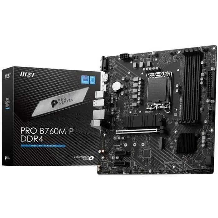 Carte m�re MSI PRO B760M-P DDR4 Intel B760 LGA 1700