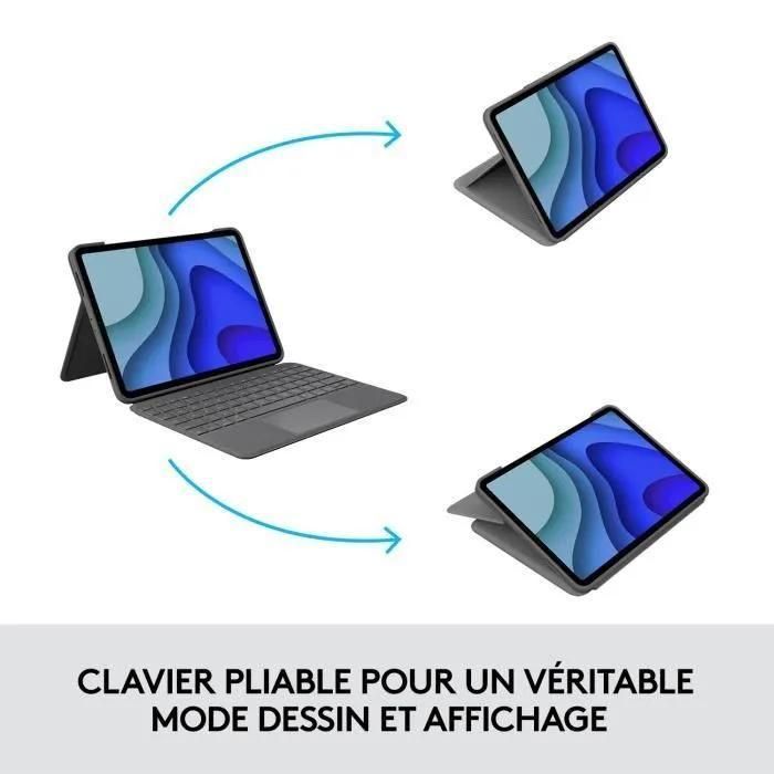 Logitech Folio Touch - Clavier Et �tui - Avec Trackpad - R�tro�clair� - App... - 6