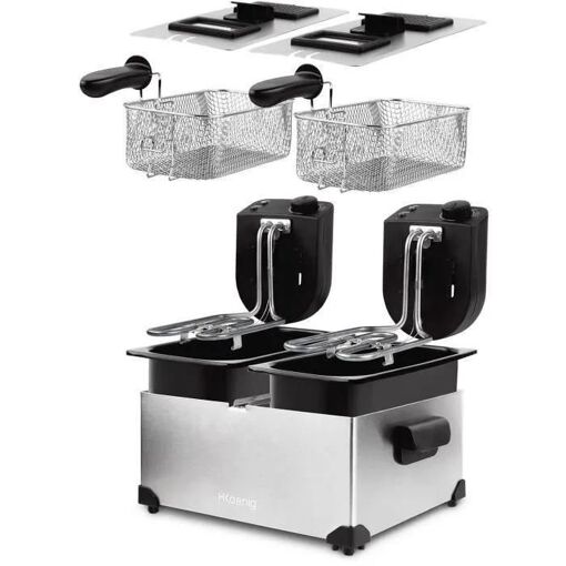 H.Koenig Dfx600 - Friteuse Double Bac - 4
