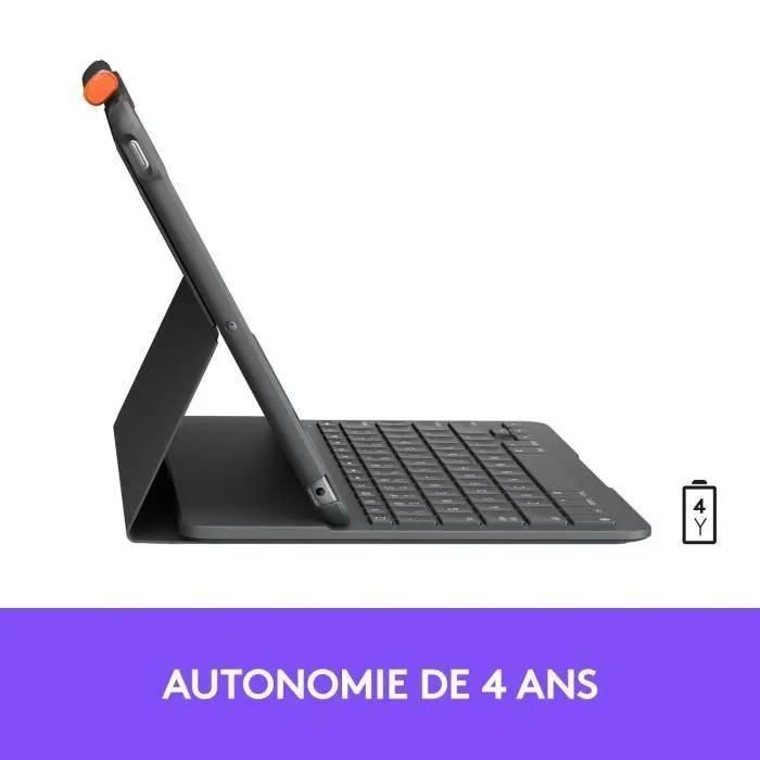 Logitech Slim Folio - Clavier et �tui - sans fil - Bluetooth - Fran�ais - g... - 4