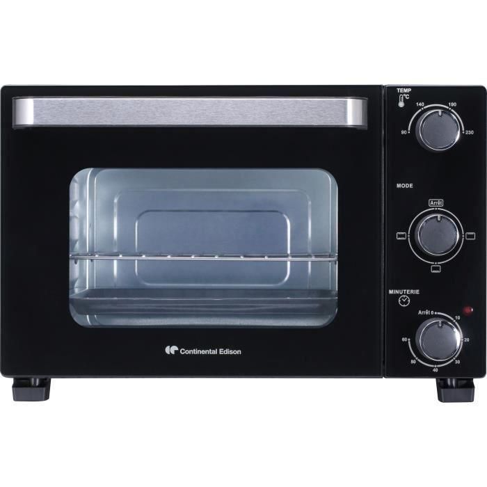 Continental Edison CEMF22B - Four �lectrique - 22 litres - 1300 Watt - noir...