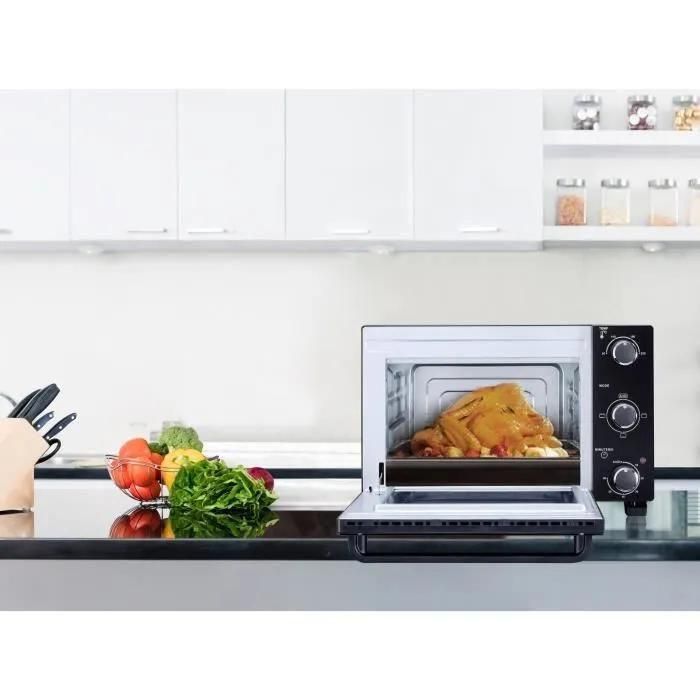 Continental Edison CEMF22B - Four �lectrique - 22 litres - 1300 Watt - noir... - 6