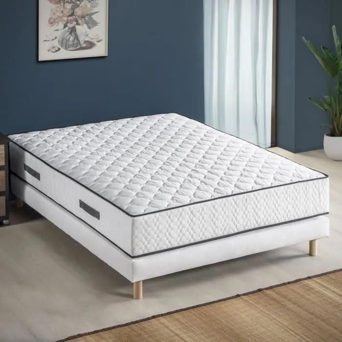 Deko Dream Ensemble Matelas Sommier 160 X 200 - Ressorts - 24 Cm - 5 Zones ... - 2