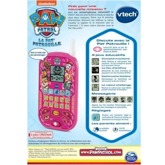 Jouets Educatifs Licence Pat Patrouille - Le Smartphone �ducatif Rose - 5