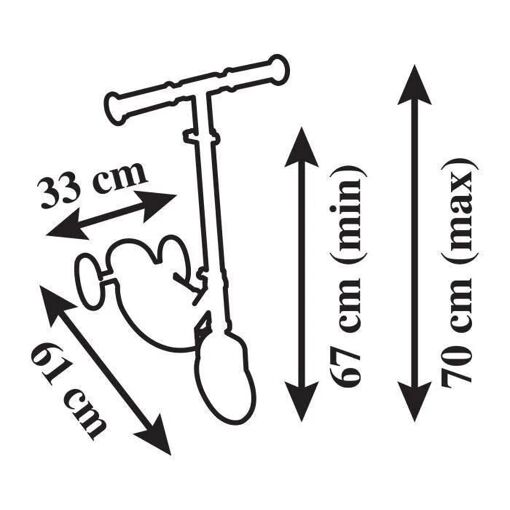 Patinettes Licence Frozen Patinette Bois 3r Pliable - 6