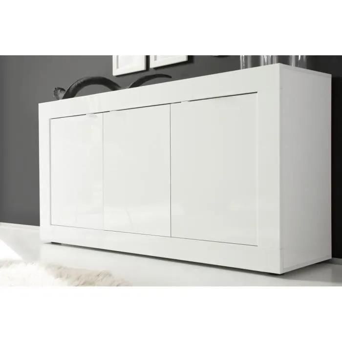 Buffet Comete - 3 Portes - Blanc Laqu� - 4