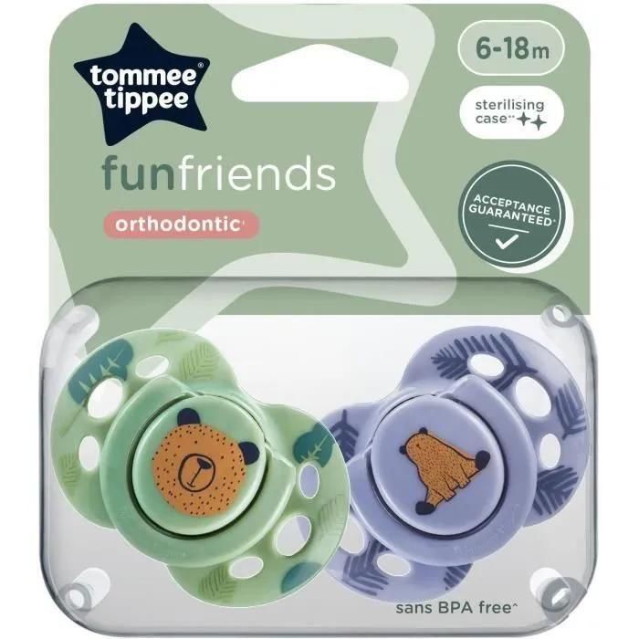 Sucette Fun 6-18m Tomme Tippee - Tommee Tippee - 6