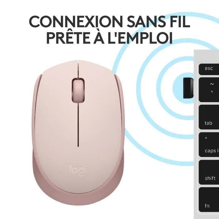 Logitech M171 - Souris - droitiers et gauchers - optique - 3 boutons - sans... - 6