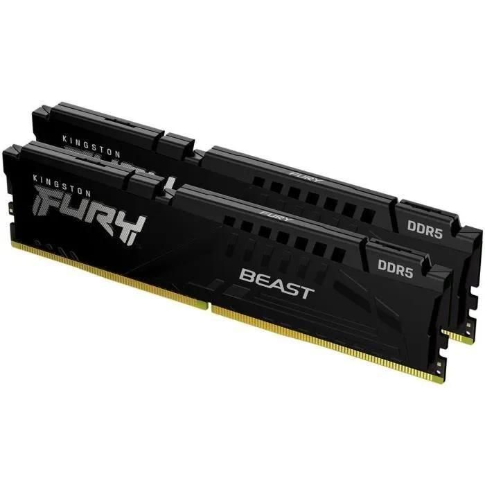 Kingston FURY Beast - DDR5 - kit - 32 Go: 2 x 16 Go - DIMM 288 broches - 56... - 2