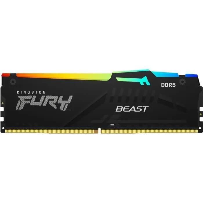 Kingston FURY Beast - DDR5 - kit - 32 Go: 2 x 16 Go - DIMM 288 broches - 56... - 5