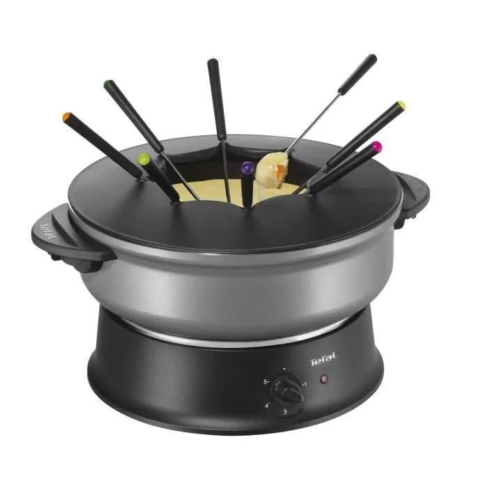 TEFAL Wok Fondue, Thermostat r�glable, Rev�tement antiadh�sif, 8 fourchette... - 4