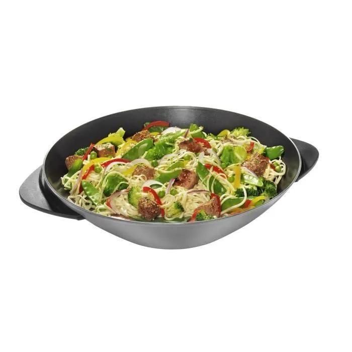 TEFAL Wok Fondue, Thermostat r�glable, Rev�tement antiadh�sif, 8 fourchette... - 6