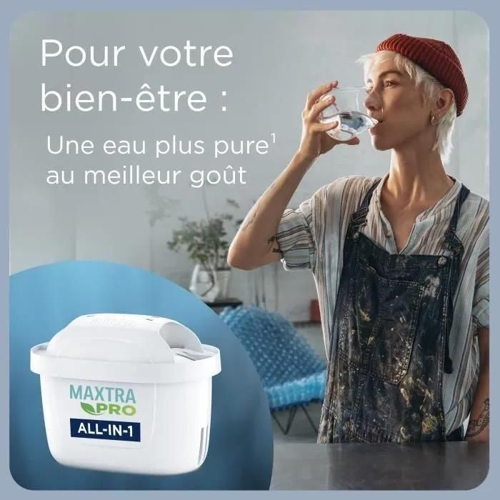 BRITA Cartouche Filtre eau robinet MAXTRA PRO All-In-1 Pack de 2 - 2