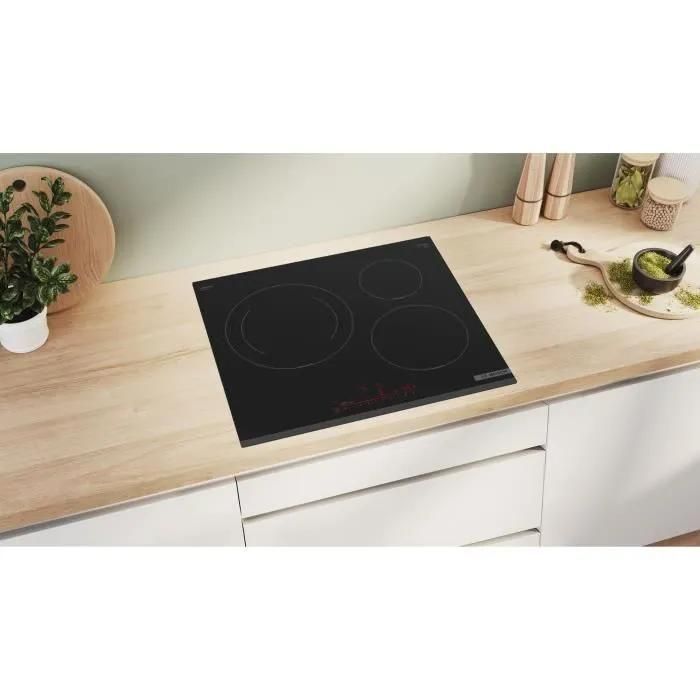 Plaque induction BOSCH PIJ631HB1E 60 cm 3 foyers biseau avant - 2