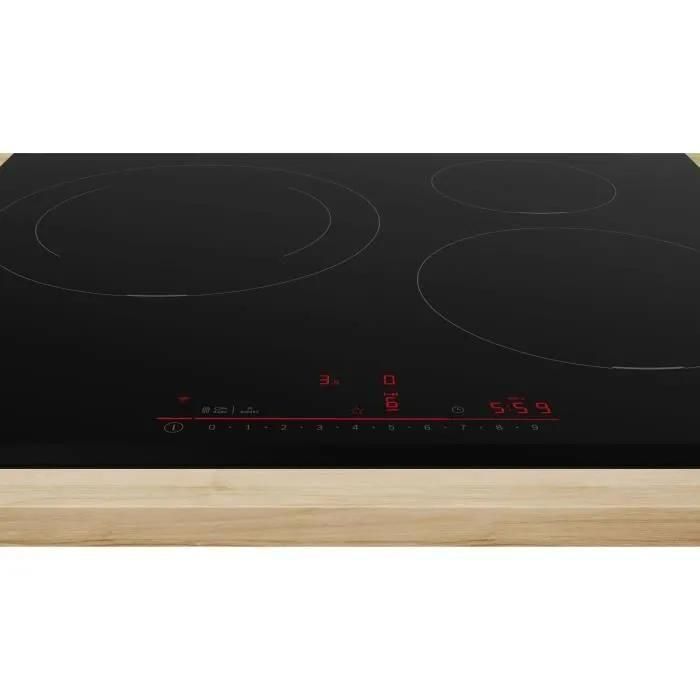 Plaque induction BOSCH PIJ631HB1E 60 cm 3 foyers biseau avant - 3