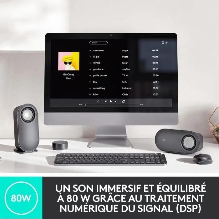 Logitech Z407 - Enceinte sans fil Bluetooth - Gris - 2