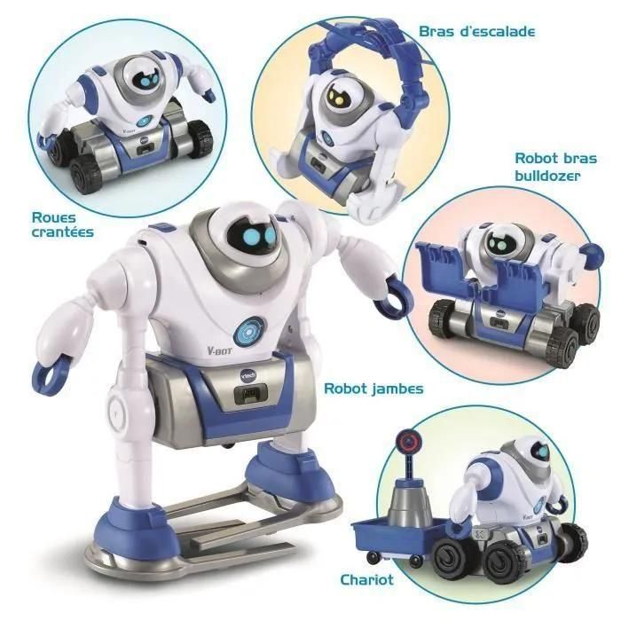 Vtech V-Bot Explorer, Mon Robot 5 En 1 - 5