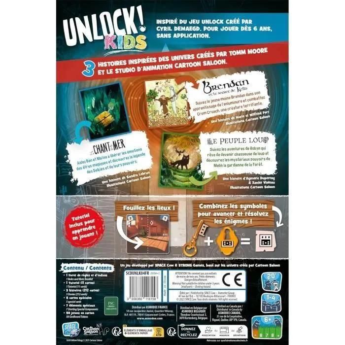 Jeu D Escape Game Asmodee Unlock ! Kids Histoire De L le D meraude - 3