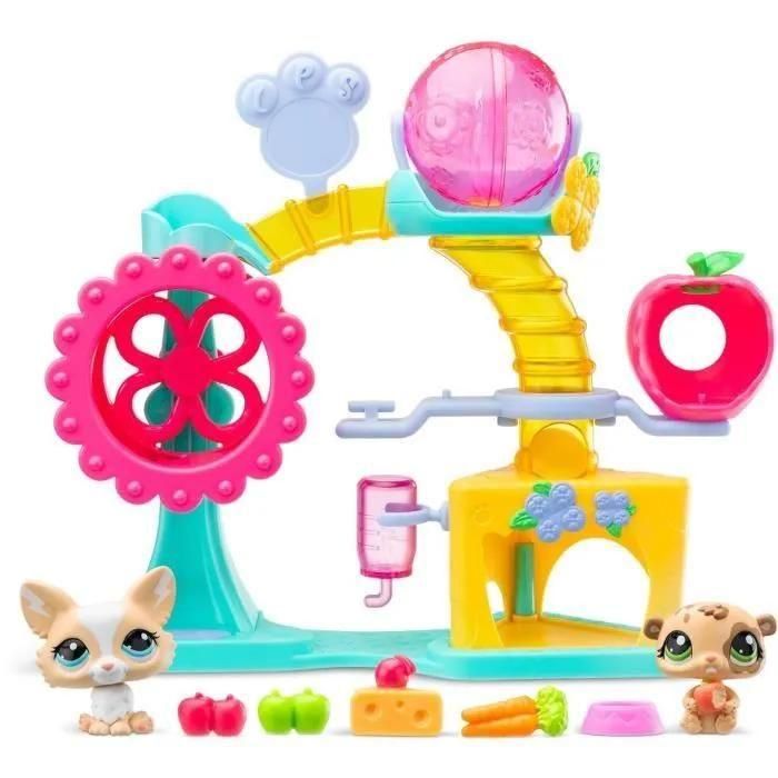 Bandai - Littlest Pet Shop - Coffret Fun Factory - Ensemble De Jeu Avec 2 A... - 2
