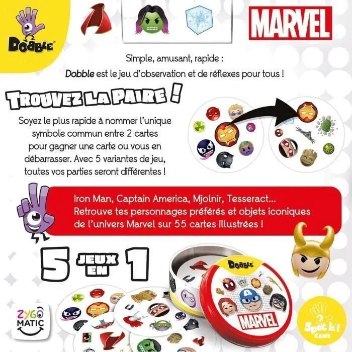 Jeu D'ambiance Asmodee Dobble Marvel Emoji - 3