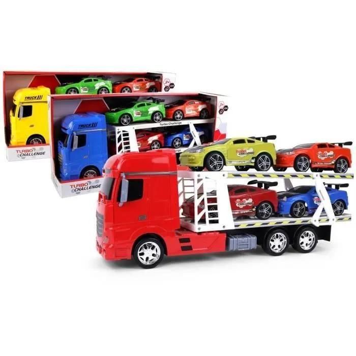 Mgm Bte/Camion Transport Friction 44cm + 4 Voitures De