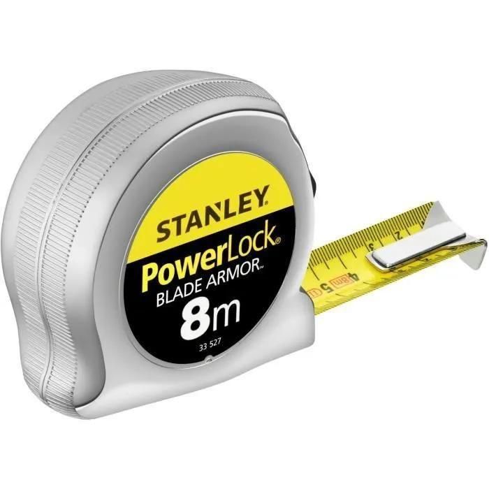 Ruban de mesure PowerLock� Blade Armor 8m STANLEY 0-33527