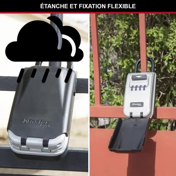 MASTER LOCK Boite a cles securisee retroeclairee - A anse - 6