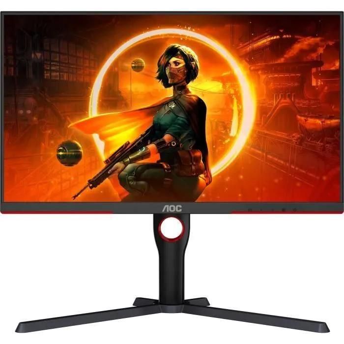 AOC Gaming Q27G3XMN/BK - cran LED - jeux - 27' - 2560 x 1440 QHD @ 180 Hz ... - 2