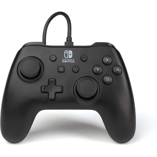 Manette Powera Filaire Noir Bensussen Deutsch & Associates Pour Nintendo Sw...