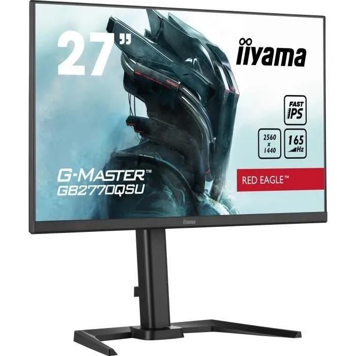iiyama G-MASTER Red Eagle GB2770QSU-B5 - cran LED - 27' - 2560 x 1440 WQHD...