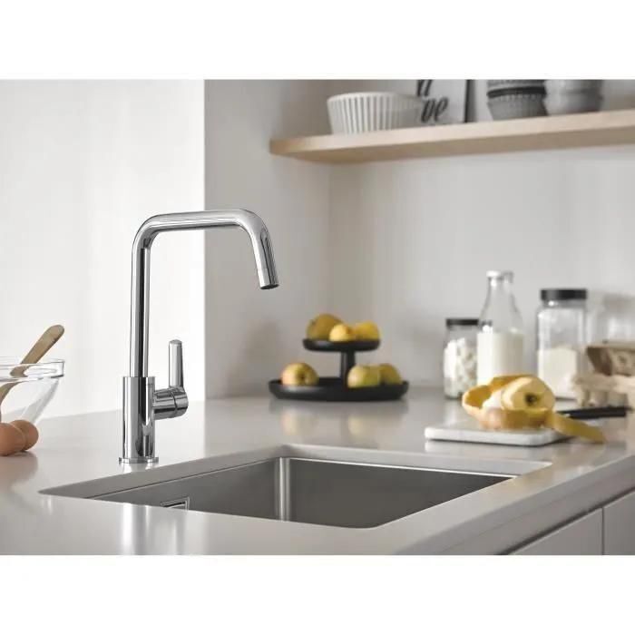Mitigeur �vier START GROHE 30470000 QuickFix Plus - bec haut- rotation 150�... - 3