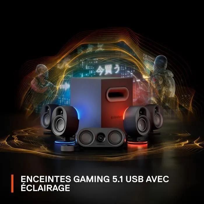 Enceinte PC Steelseries Arena 9 - Black - 4