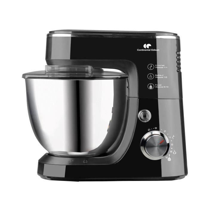 Continental Edison CERP800B - Robot p�tissier - 800 Watt - noir