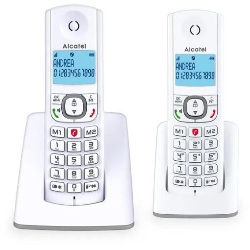 Alcatel Classic F530 Duo - Téléphone sans fil avec ID d'appelant - DECT - b... - 4