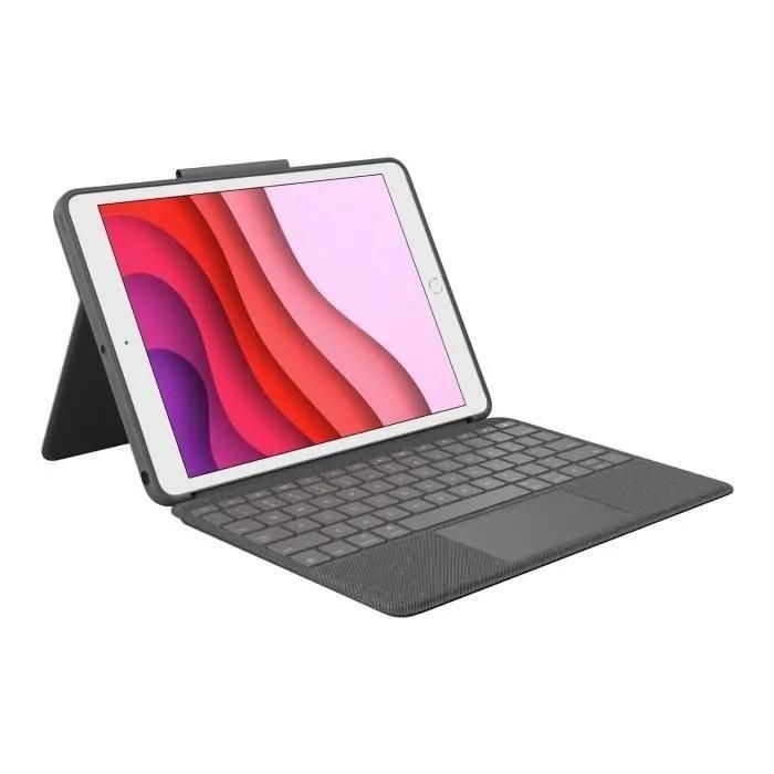 Logitech Combo Touch - Clavier et �tui - avec trackpad - r�tro�clair� - App... - 2
