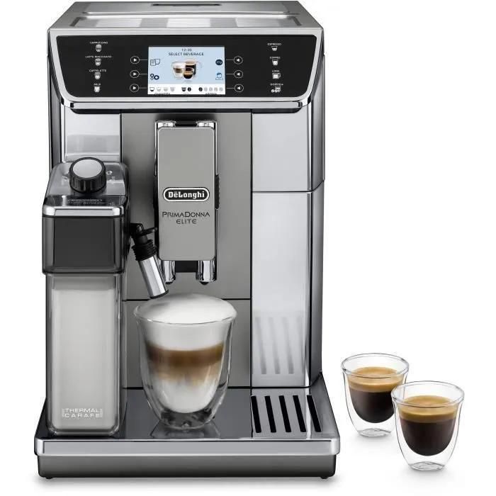 De'Longhi PrimaDonna Elite ECAM 650.55.MS - Machine  caf automatique avec... - 2