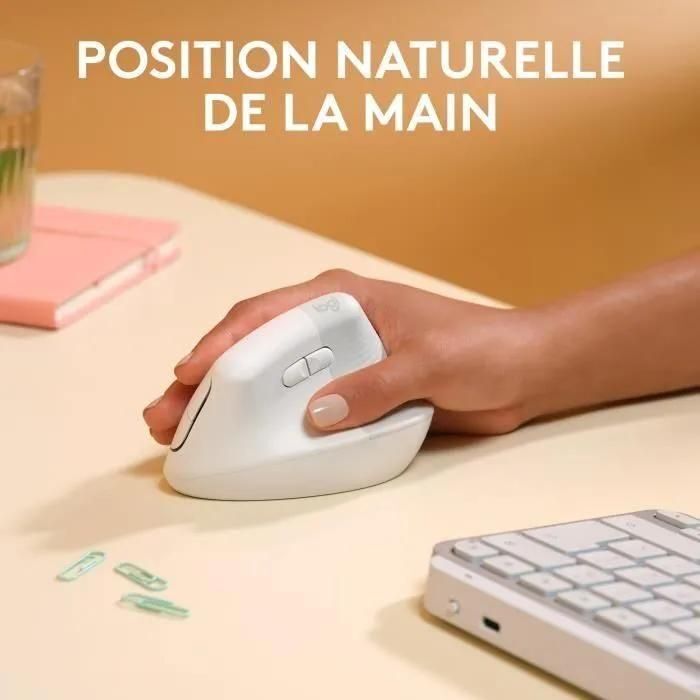 Logitech Lift for Mac - Souris verticale - ergonomique - optique - 6 bouton... - 4