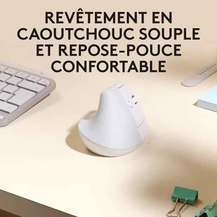 Logitech Lift for Mac - Souris verticale - ergonomique - optique - 6 bouton... - 5