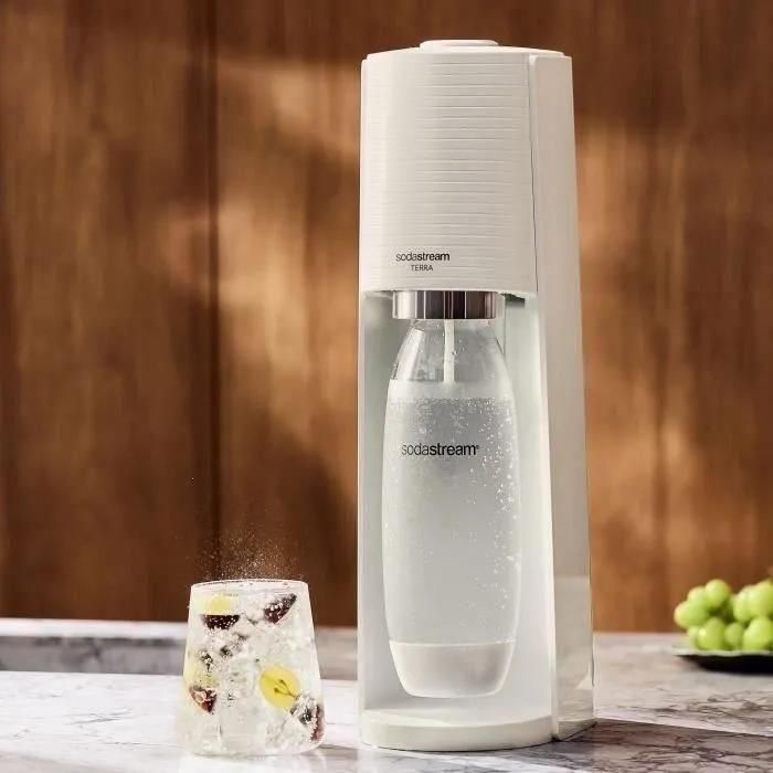 SodaStream TERRA - Machine � soda - blanc - avec 1 cylindre et 1 bouteille - 3
