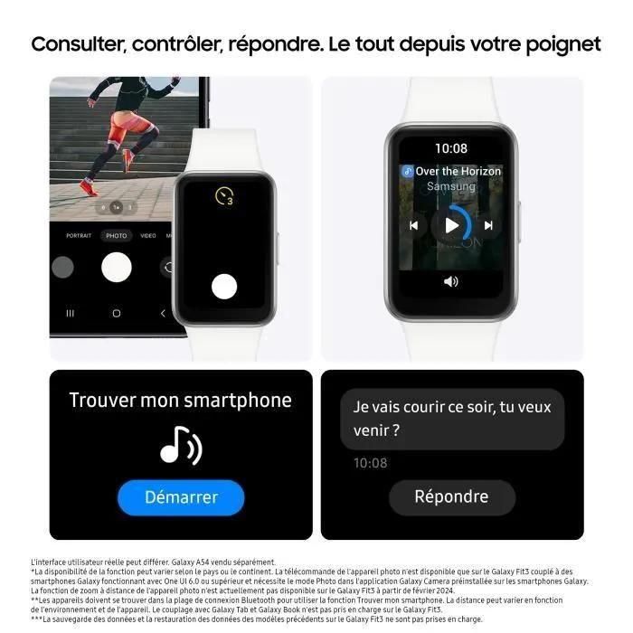 Samsung Galaxy Fit3 - Tracker D'activits Avec Bracelet - Affichage 1.6' - ... - 6