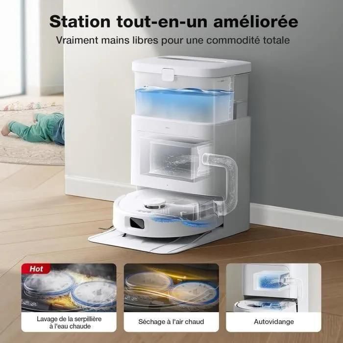 Ecovacs DEEBOT N30 PRO OMNI Blanc - 4