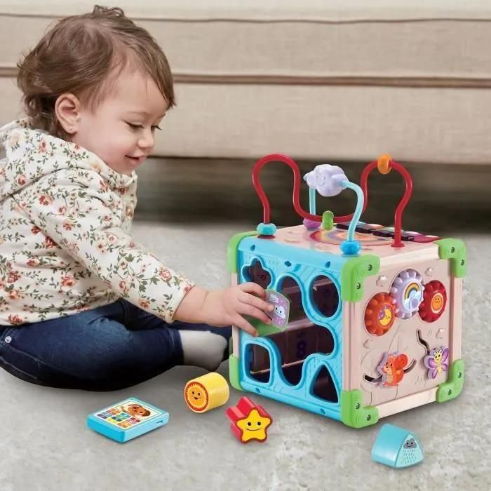 Vtech Baby Cube Nature Interactif Multiactivit� (Jouet Avec Partie Bois Cer... - 5