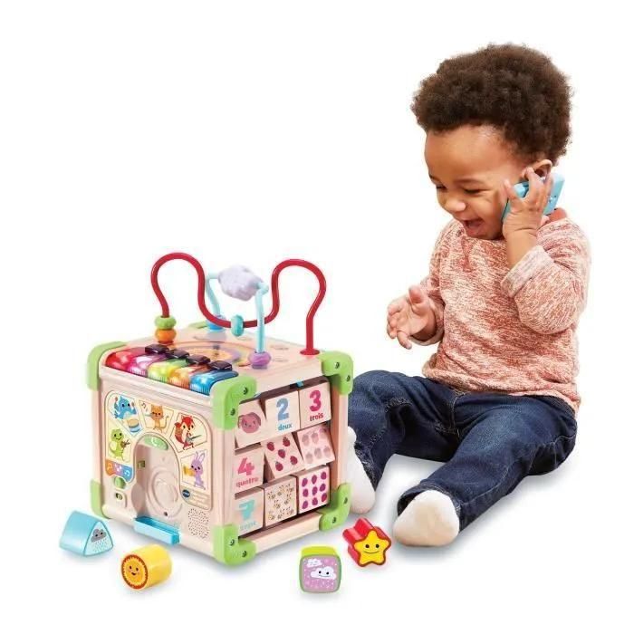 Vtech Baby Cube Nature Interactif Multiactivit� (Jouet Avec Partie Bois Cer... - 6