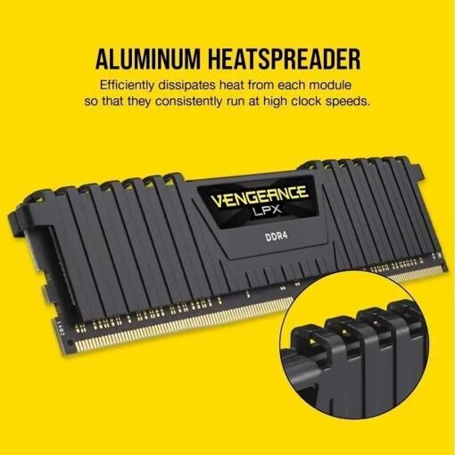 CORSAIR Vengeance LPX - DDR4 - kit - 64 Go: 2 x 32 Go - DIMM 288 broches - ... - 5