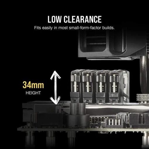 CORSAIR Vengeance LPX - DDR4 - kit - 64 Go: 2 x 32 Go - DIMM 288 broches - ... - 6