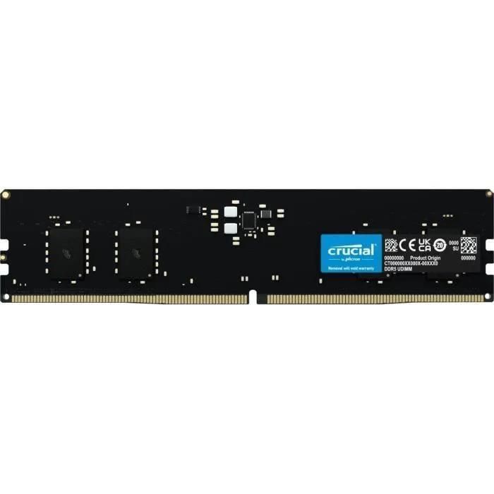 Crucial - DDR5 - module - 8 Go - DIMM 288 broches - 4800 MHz / PC5-38400 - ... - 2