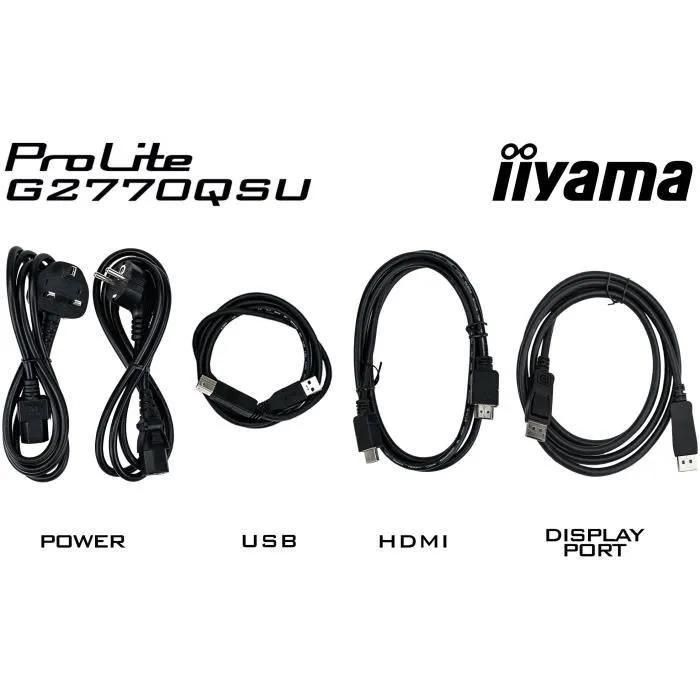 iiyama G-MASTER Red Eagle G2770QSU-B6 - cran LED - jeux - 27' - 2560 x 144... - 5